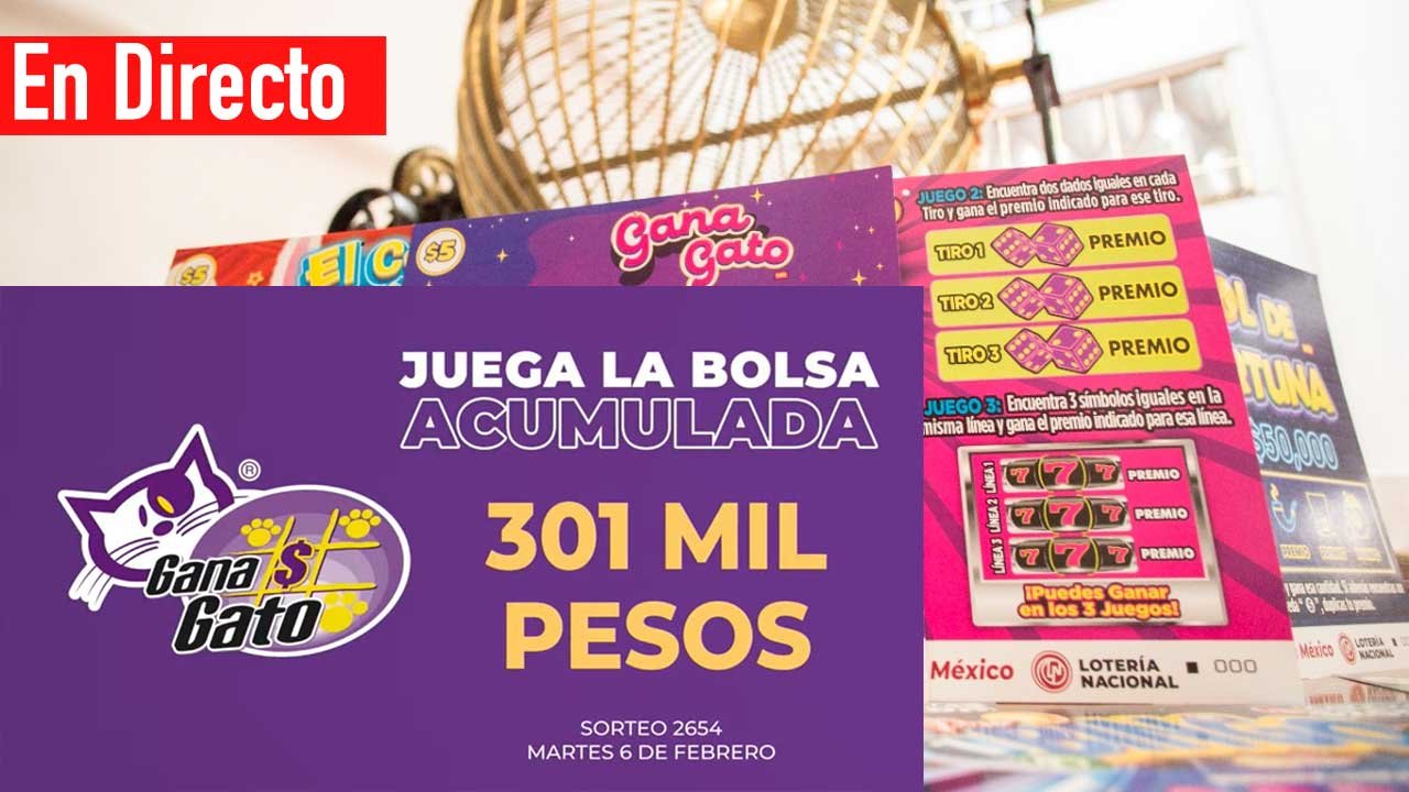 Resultados gana gato 1397 del martes