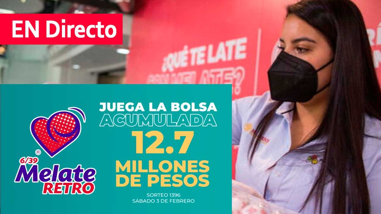 Resultados Melate Retro 1396 PDF hoy 3 de febrero 2024 10 Aquí los resultados del Melate retro 1396