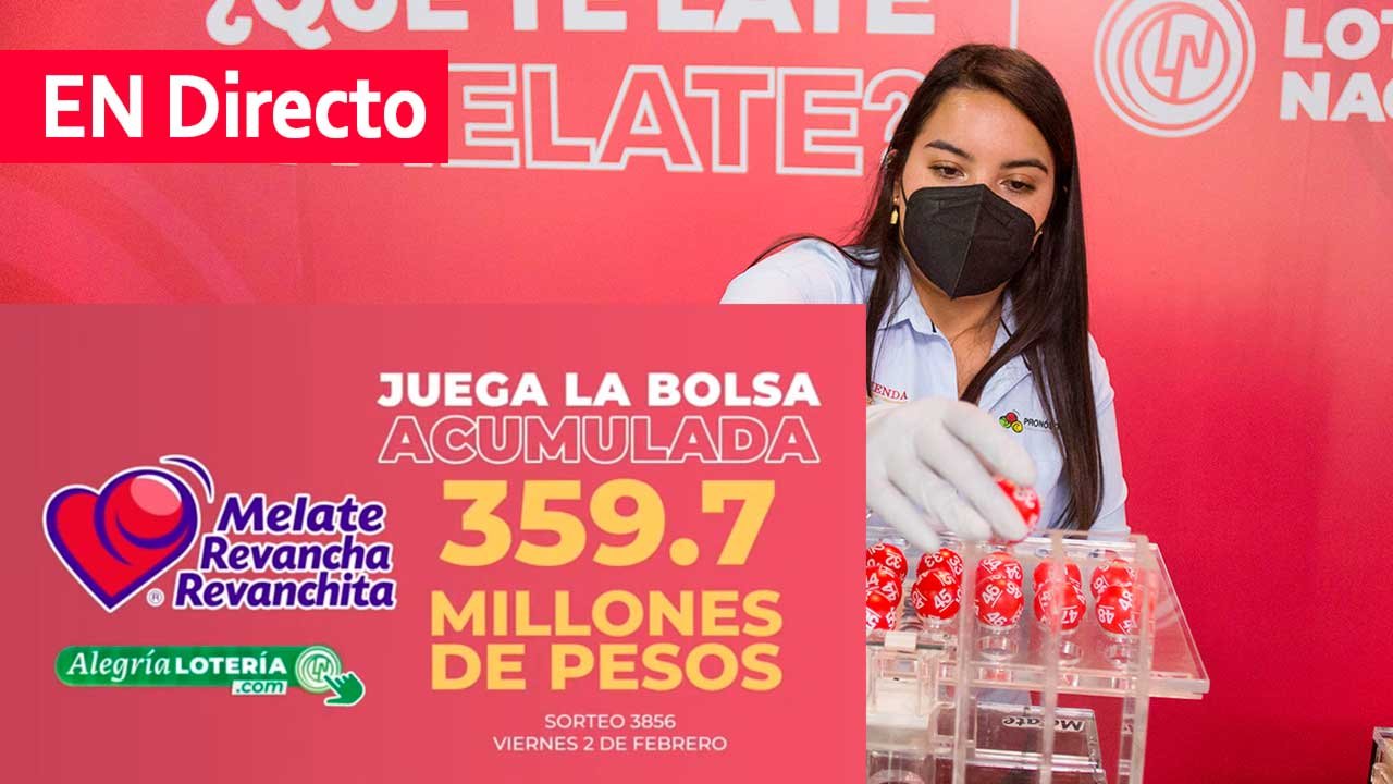 Estos son los premios del melate 3856