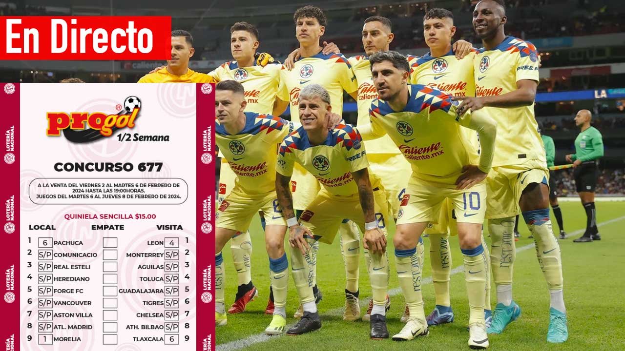 Checa los resultados progol 677