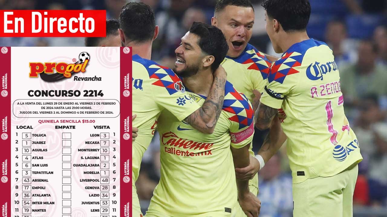 Checa los ganadores del progol 2214