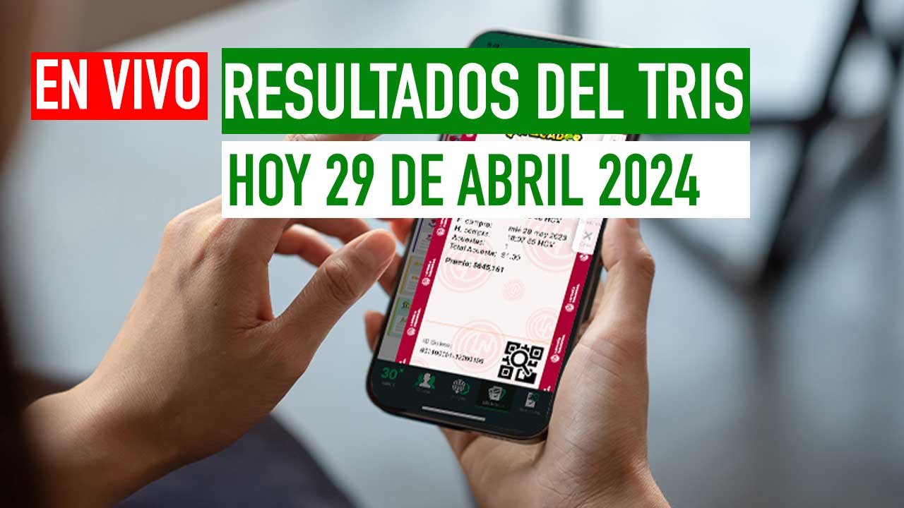 Checa resultados del Tris de hoy 29 de abril 2024