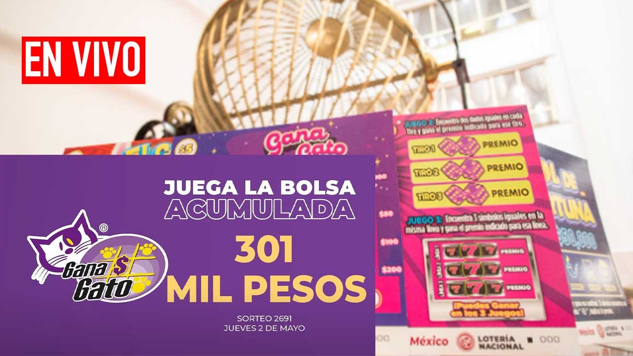 Llegan los resultados Gana Gato hoy 2 de mayo 2024