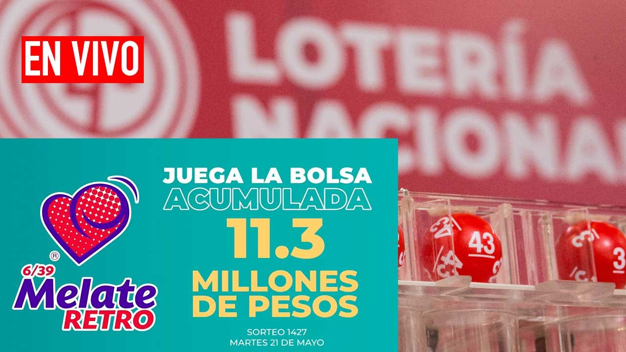 Te compartimos los resultados Melate Retro 1427 hoy martes 21 de mayo 2024