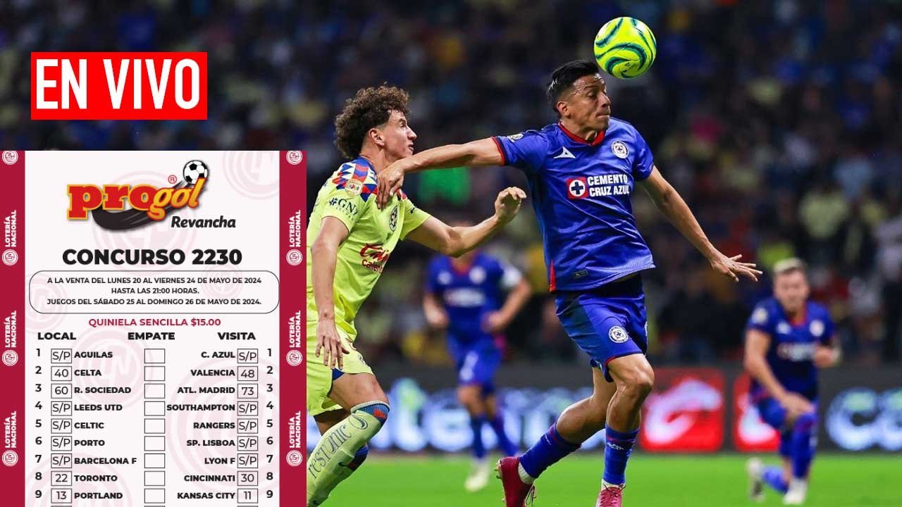 Te compartimos los resultados Progol Revancha 2230 Quiniela Ganadora premios