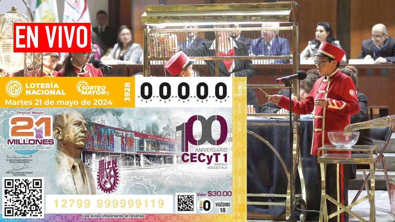 Aquí los resultados Sorteo Mayor 3928 hoy 21 de mayo de 2024 PDF