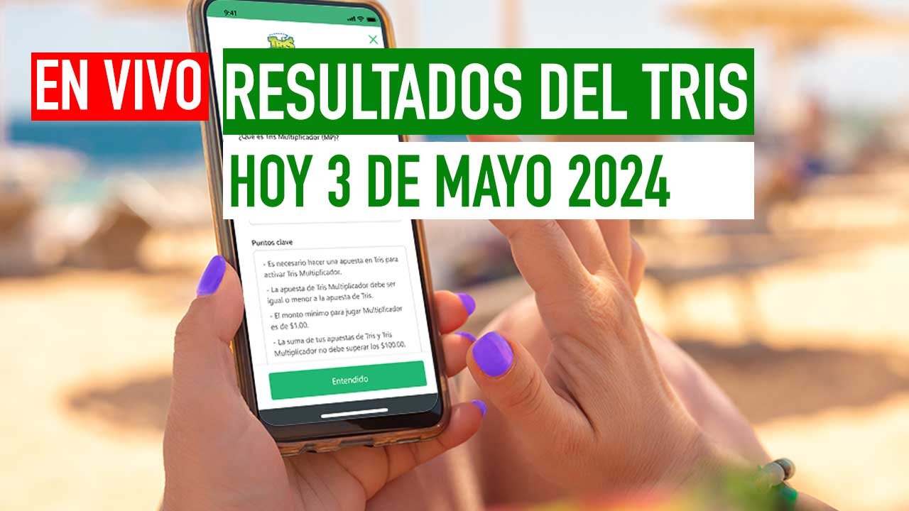 Llegan los resultados Tris hoy 3 de mayo 2024