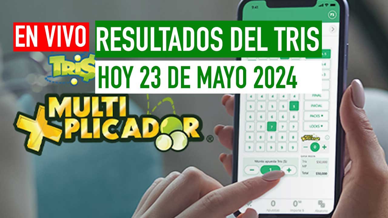 Llagan los resultados Tris hoy jueves 23 de mayo 2024