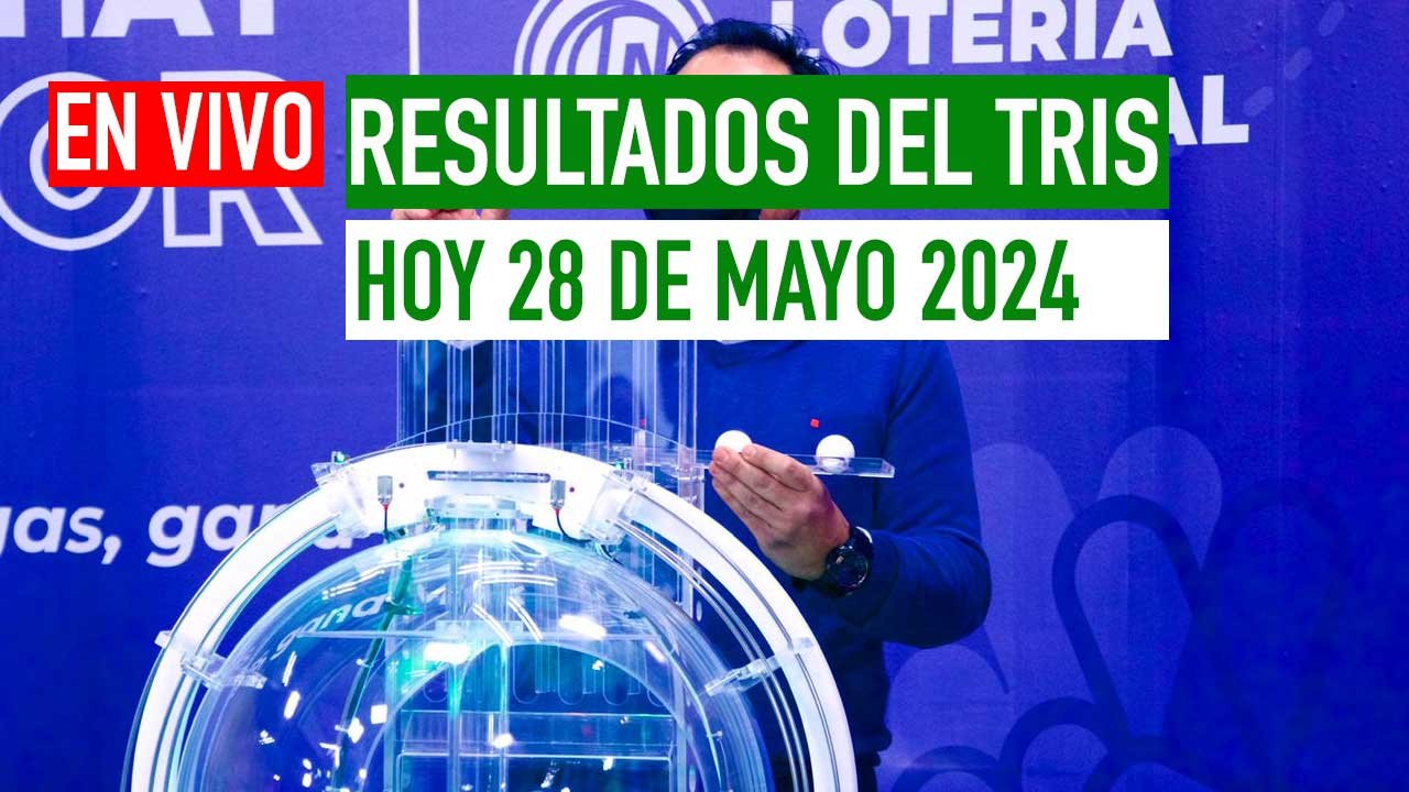 Aquí los resultados Tris hoy lunes 28 de mayo 2024