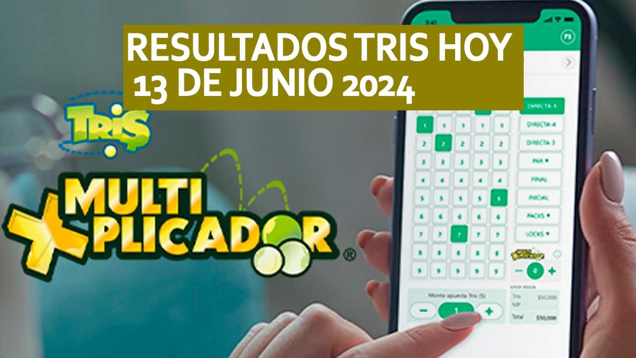Resultados Tris hoy jueves 13 de junio 2024: Clásico, Extra, medio día 6 Premios del tris