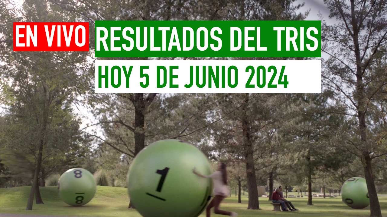 Aquí los resultados Tris hoy miércoles 5 de junio 2024
