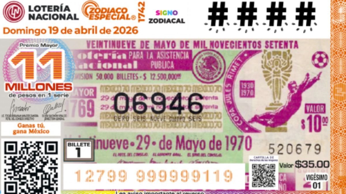 Ganadores sorteo zodiaco especial 1742