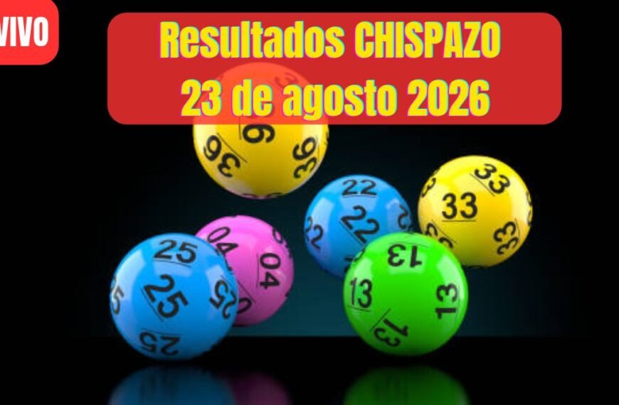 Ganadores chispazo 23 de agosto 2026